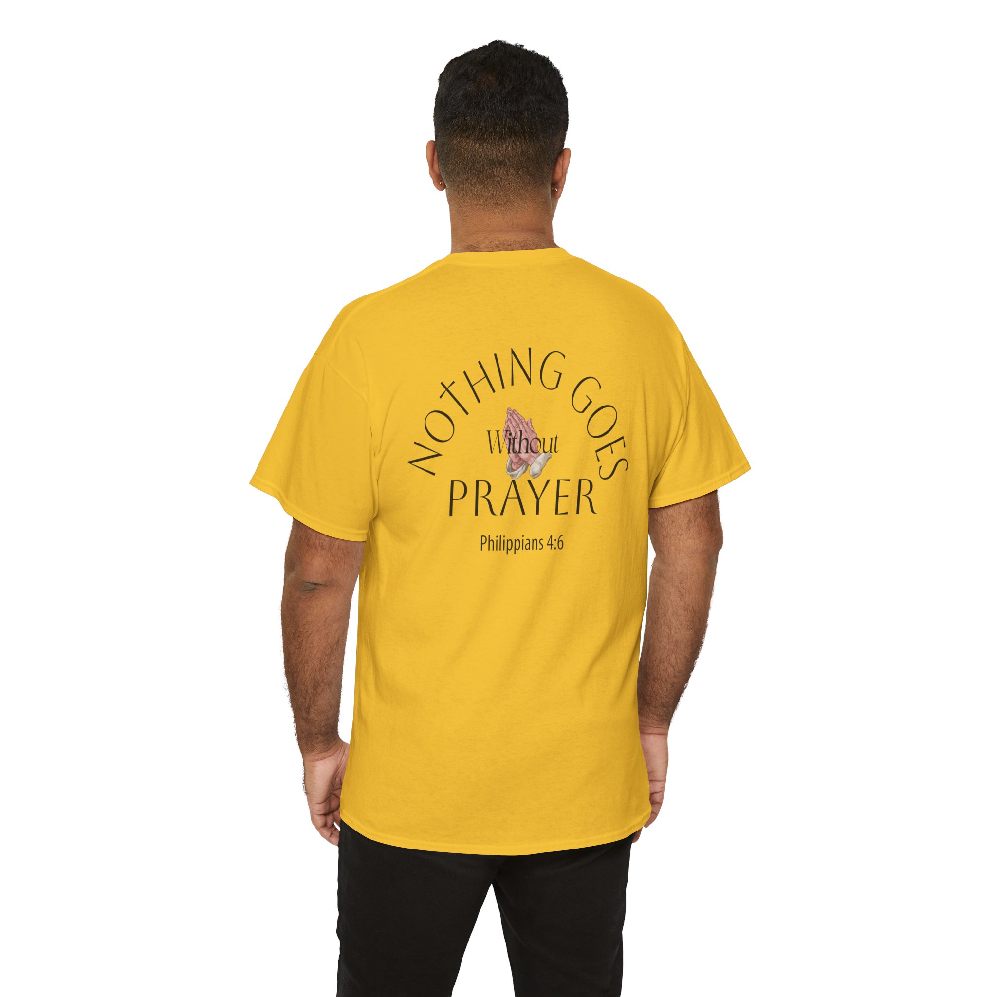 Nothing Goes Without Prayer T-Shirt – Philippians 4:6 Scripture Tee | Inspirational Christian Apparel - Image 35