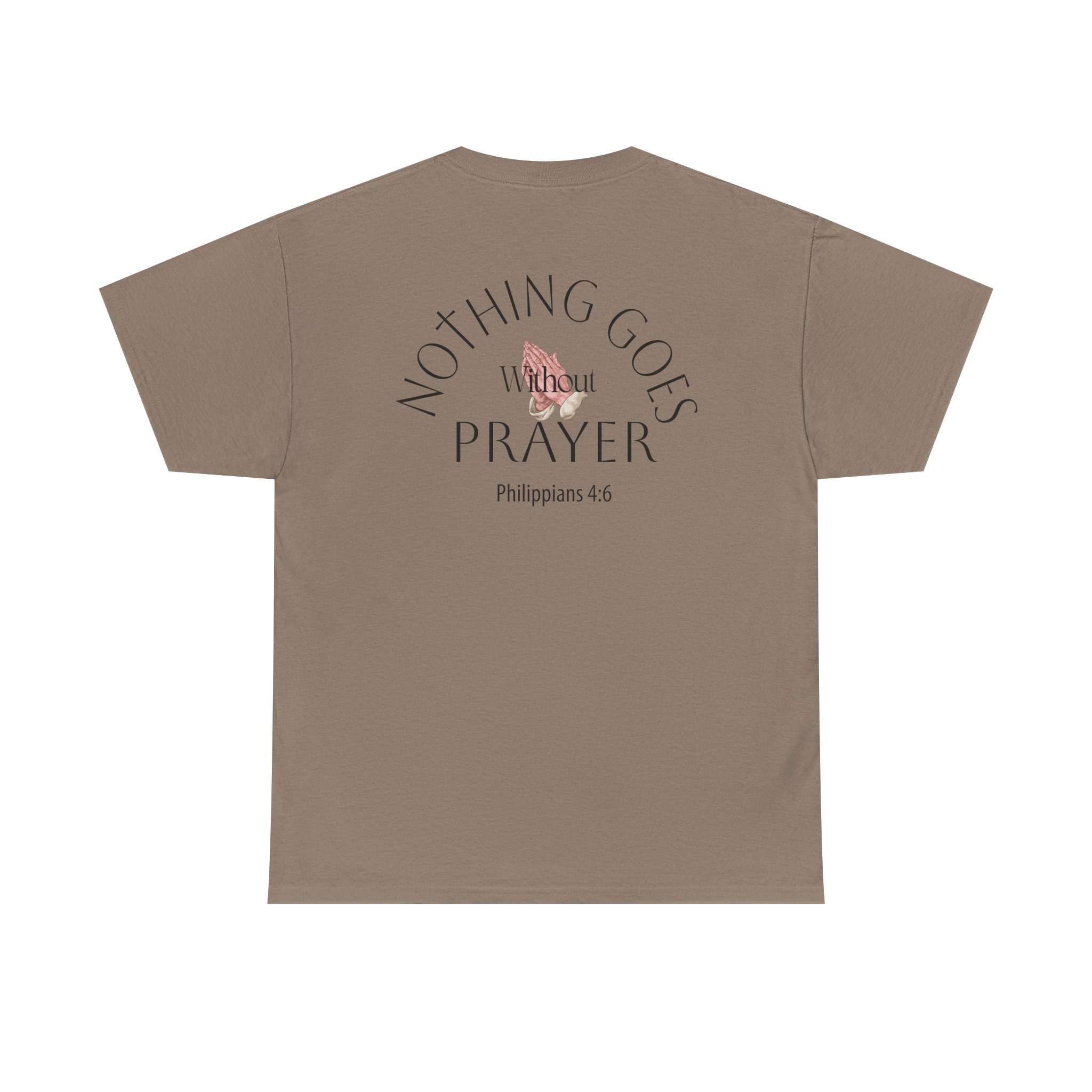 Nothing Goes Without Prayer T-Shirt – Philippians 4:6 Scripture Tee | Inspirational Christian Apparel - Image 22