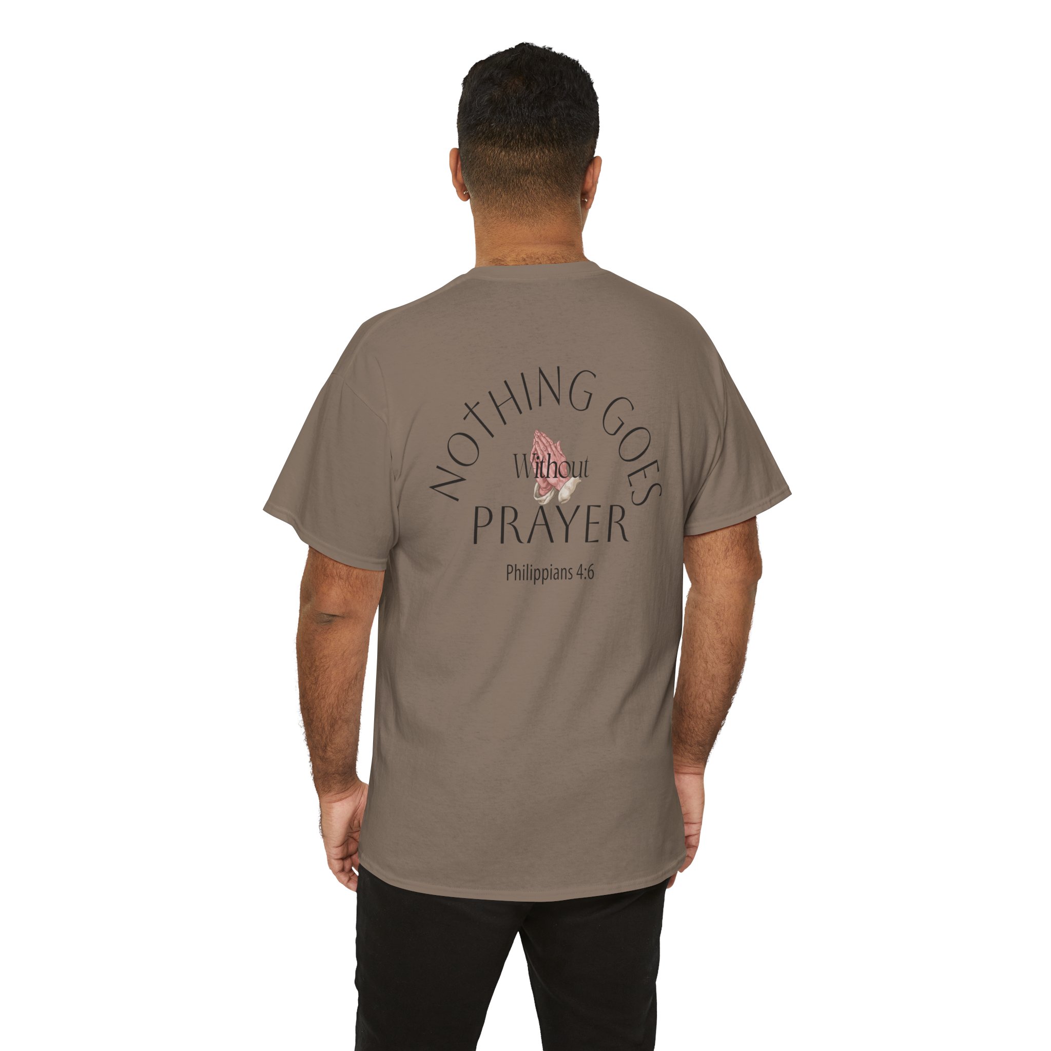 Nothing Goes Without Prayer T-Shirt – Philippians 4:6 Scripture Tee | Inspirational Christian Apparel - Image 26