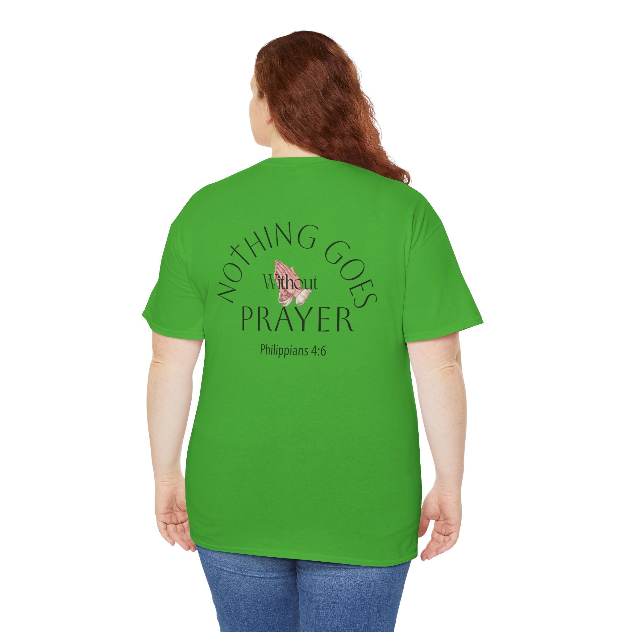 Nothing Goes Without Prayer T-Shirt – Philippians 4:6 Scripture Tee | Inspirational Christian Apparel - Image 43